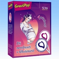 GRAVIPOP - při nevolnosti v těhotenství - 12 ks - Kliknutím na obrázek zavřete